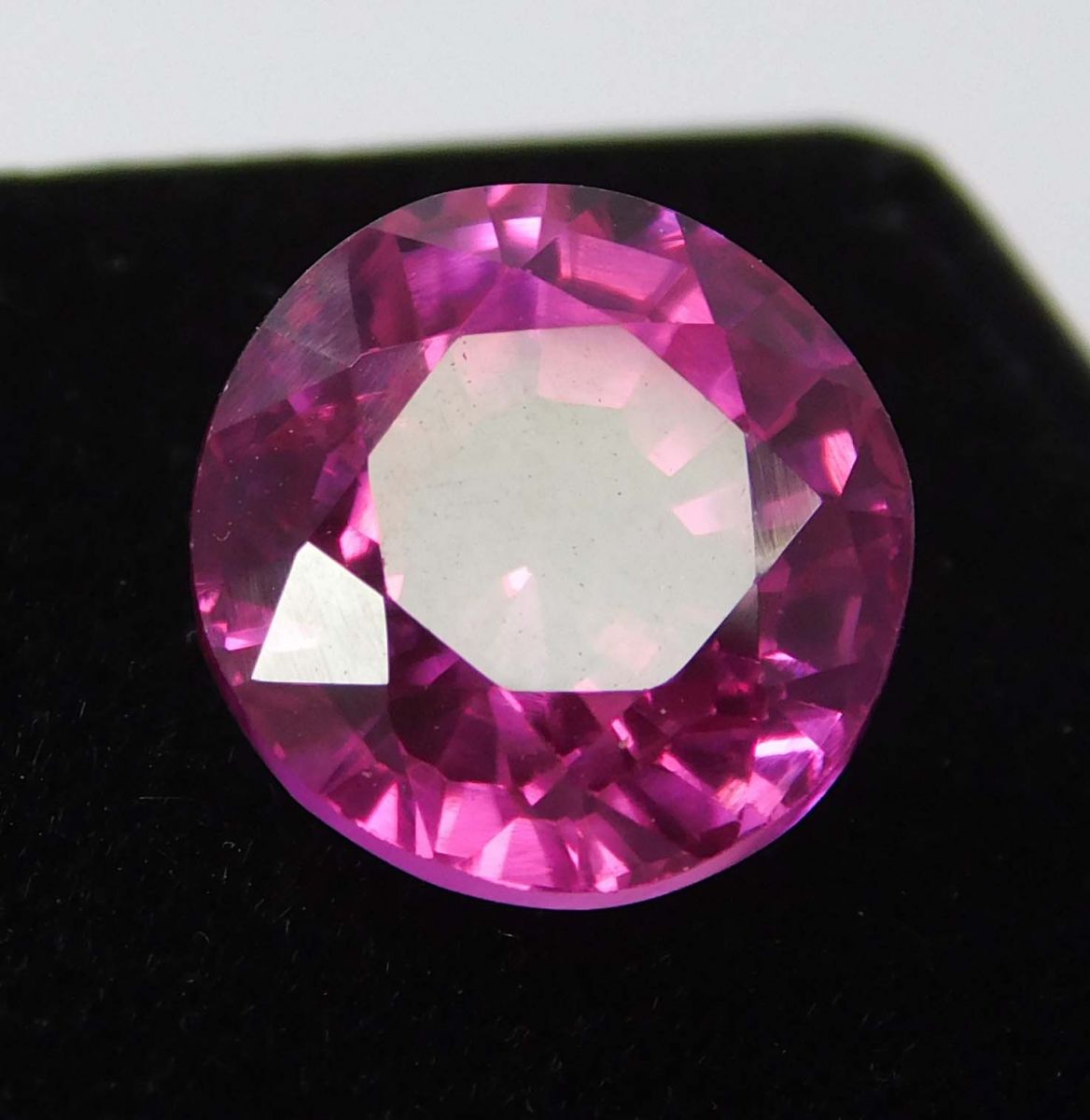 8.56 Ct Natural Ruby Pink Perfect Round Cut Ring Size CERTIFIED Loose Gemstone