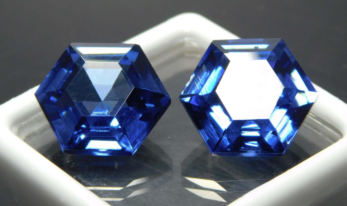 18.75 Carat Pair Natural Blue Sapphire Fancy Shape CERTIFIED Loose Gemstone