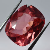 Cushion cut 6.45 ct certified Padparadscha sapphire loose gemstone