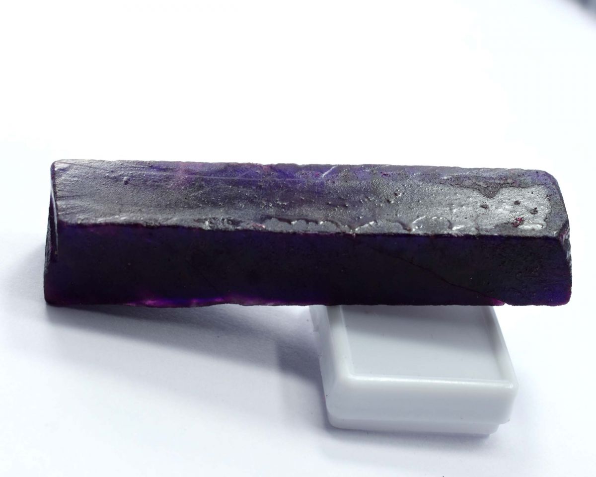 57.64 Ct Natural CERTIFIED Tanzanite Purple Uncut Rough Gemstone Huge Size