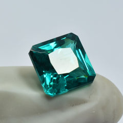 10.00 Carat Natural World Best Green Garnet CERTIFIED Gemstone Loose Square Cut