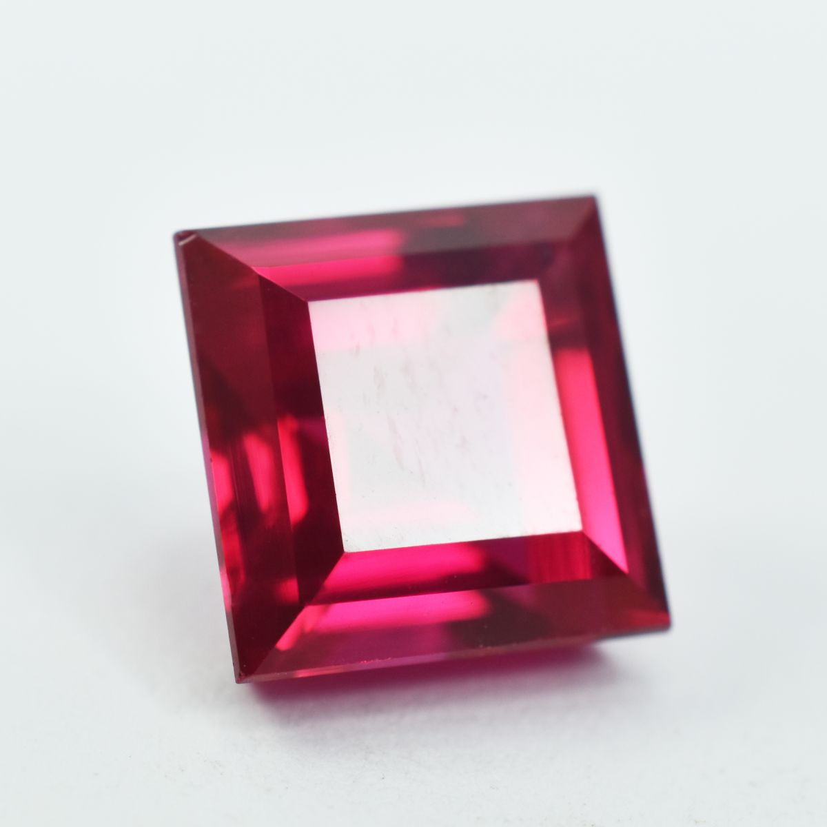 Impressive Square Cut For Ring 3.65 Ct Natural Red Ruby Loose Gemstone CERTIFIED