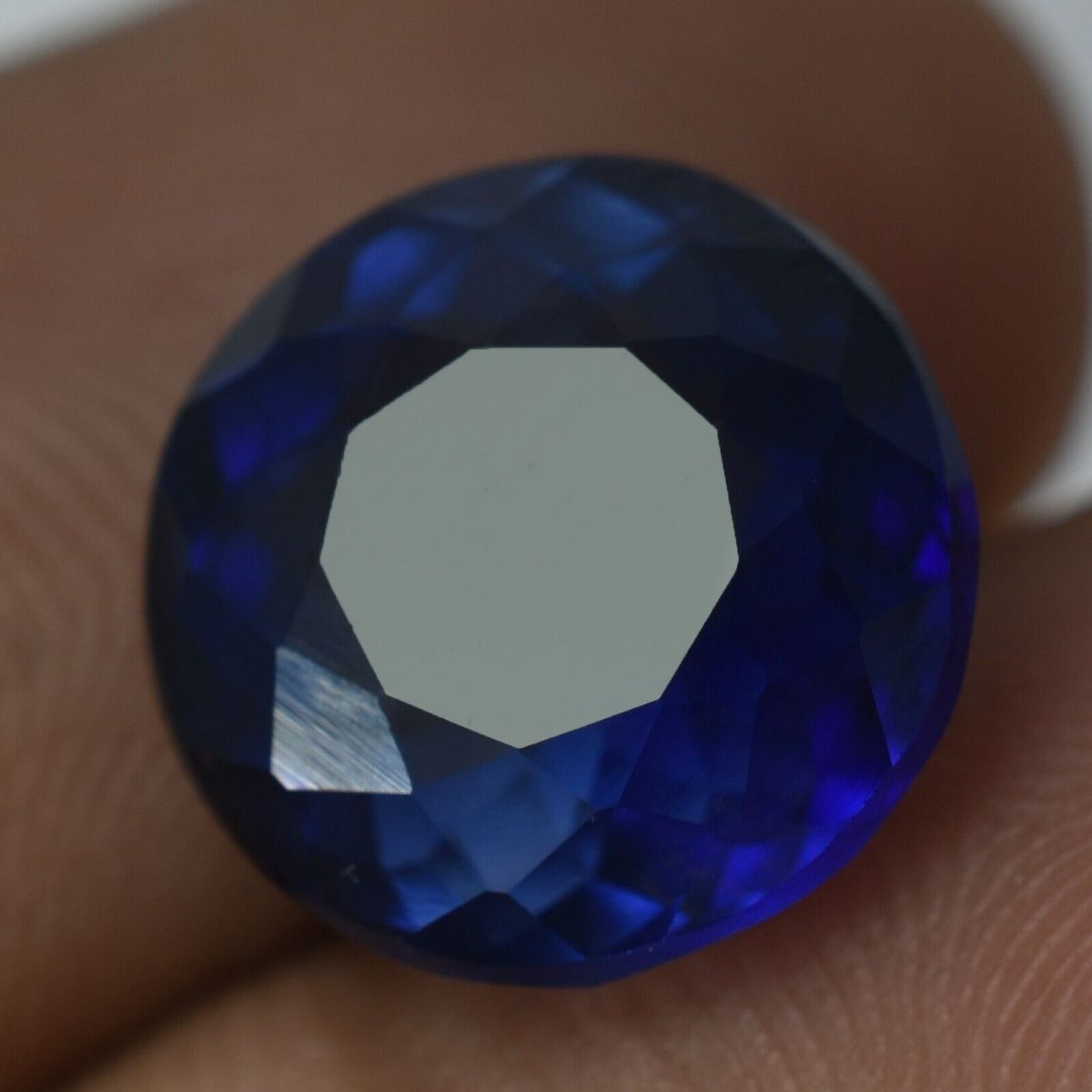 8.30 Ct Natural Ceylon SAPPHIRE Blue Necklace CERTIFIED Loose Gemstone Round Cut