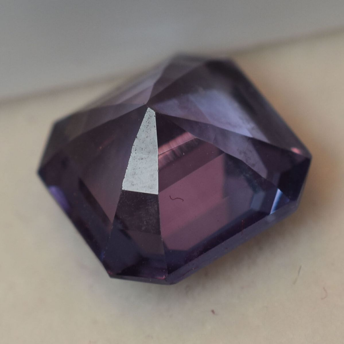 4.90 Ct Natural ALEXANDRITE Color Change Square Cut CERTIFIED Loose Gemstone