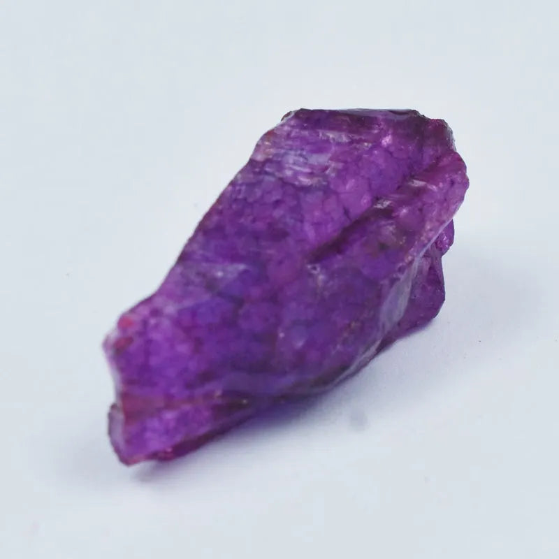 Purple Sapphire Loose Gemstone rough crystal