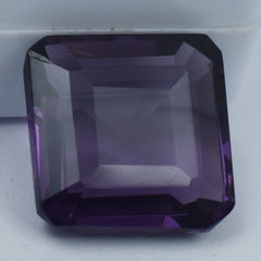 Square Cut CERTIFIED 9.45 Carat Natural Purple Tanzanite Loose Gemstone