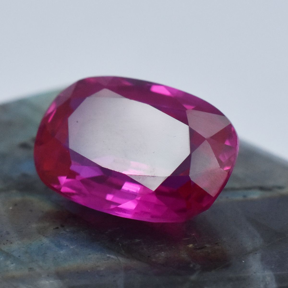 Cushion Cut Natural Pink Ruby 20.80 Ct CERTIFIED Ring Size Loose Gemstone