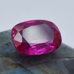 Cushion Cut Natural Pink Ruby 20.80 Ct CERTIFIED Ring Size Loose Gemstone