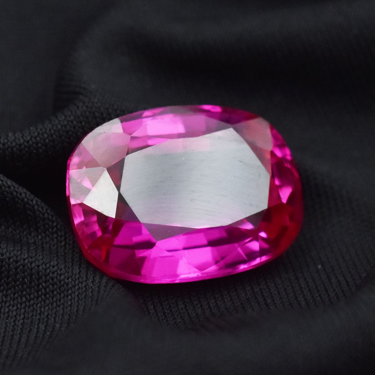 Cushion Cut Natural Pink Ruby 20.80 Ct CERTIFIED Ring Size Loose Gemstone