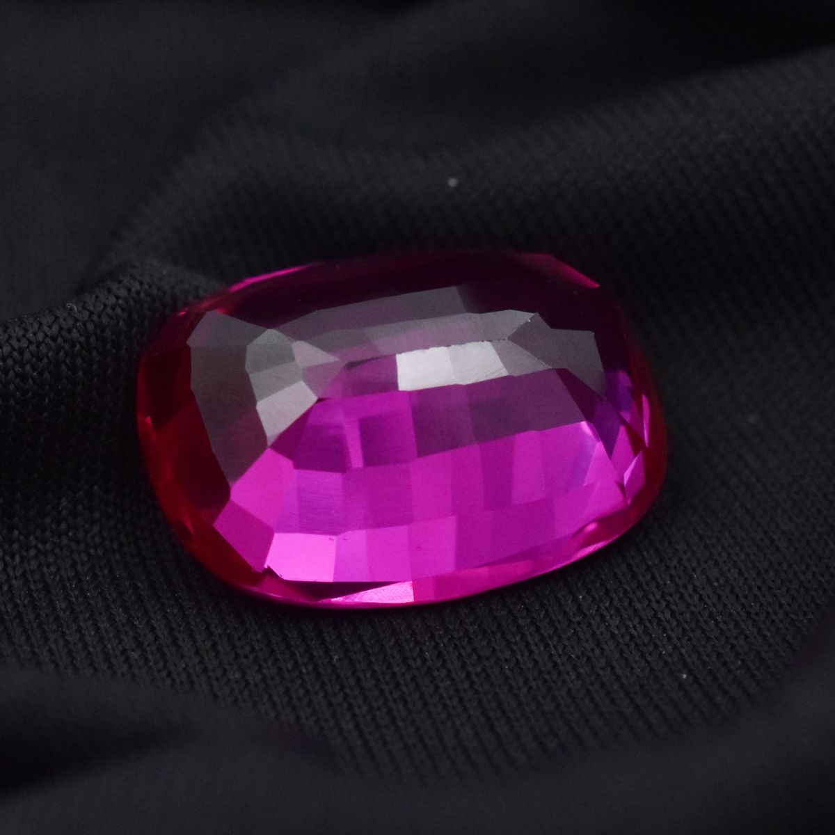 Cushion Cut Natural Pink Ruby 20.80 Ct CERTIFIED Ring Size Loose Gemstone