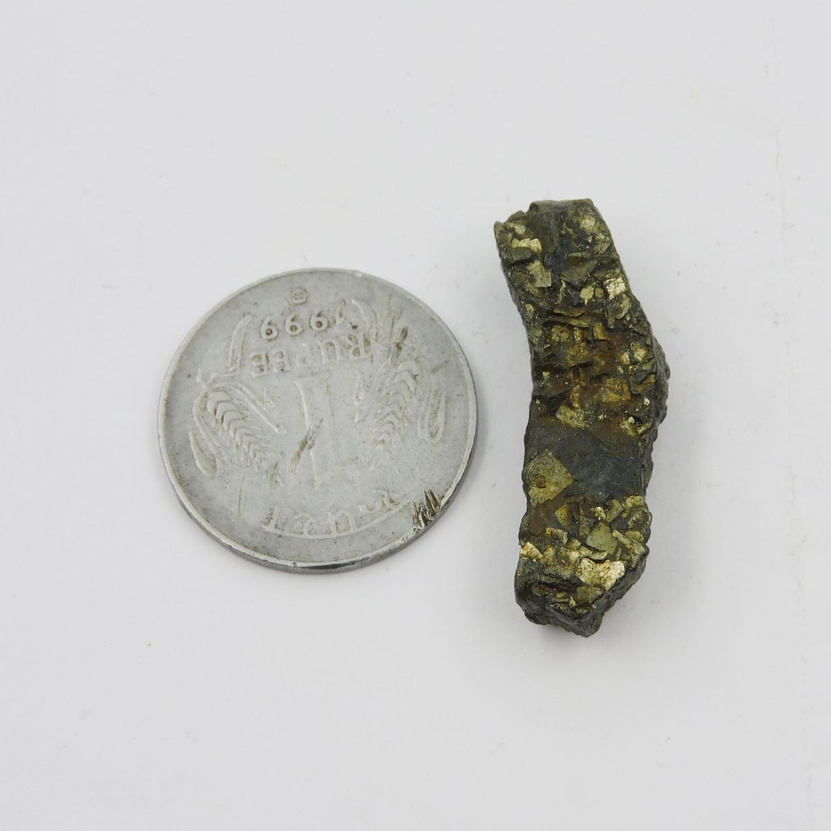 46.70 Ct Pyrite Golden Raw Crystal Natural Uncut Rough CERTIFIED Loose Gemstone