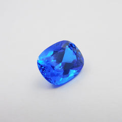 Perfect Cushion Cut Blue Tanzanite CERTIFIED 12.60 Carat Natural Loose Gemstone