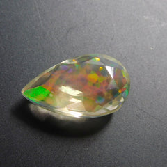 Loose Gemstone Excellent Pear Cut CERTIFIED 8.50 Carat Natural Fire OPAL