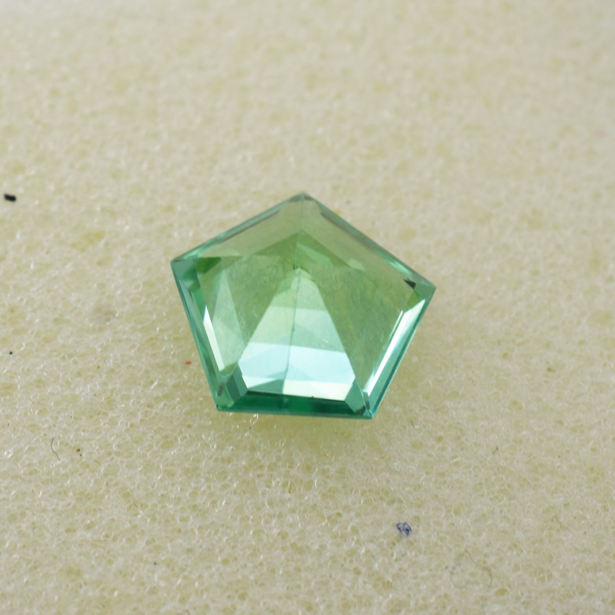 6.5 Ct Natural BLUISH GREEN Sapphire Fancy Cut CERTIFIED Precious Loose Gemstone