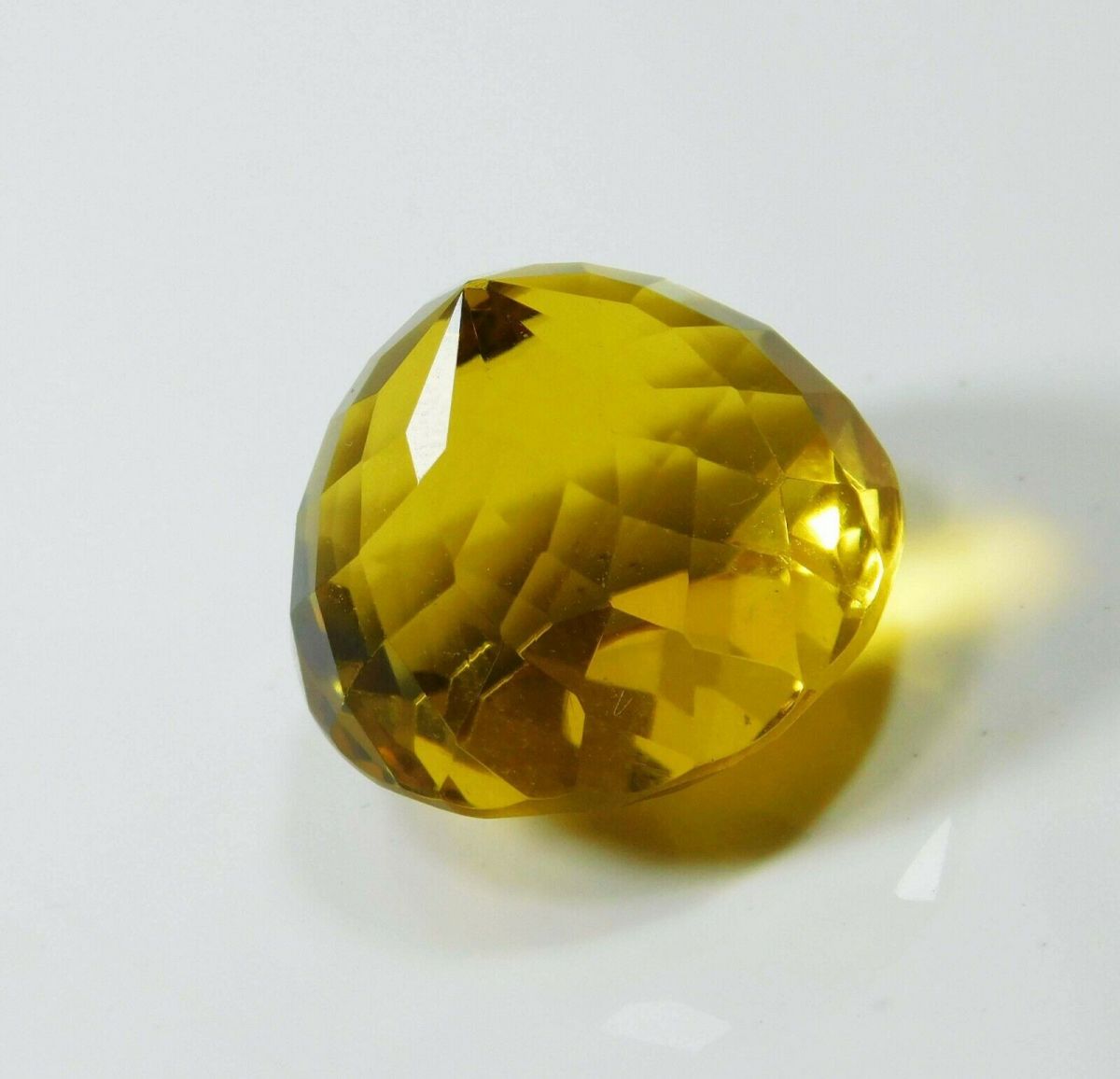 Brazilian Yellow Topaz 55 Ct Natural CERTIFIED Round Cut Loose Gemstone AAAAA