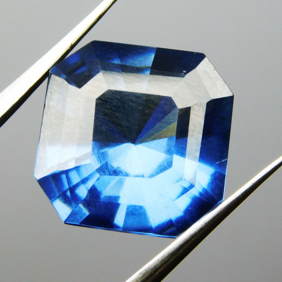 Natural Blue Sapphire Necklace Loose Gemstone 10 Carat Cushion Cut CERTIFIED