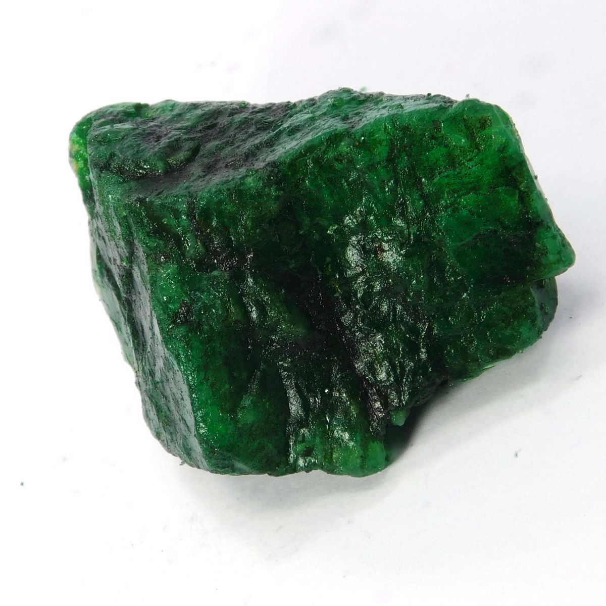 Natural Emerald Huge Rough 204 Ct Earth Mined Certified Green Loose Gemstone