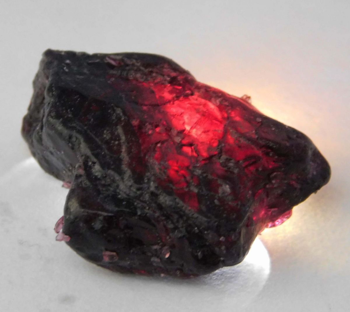 69 Ct Natural Red Ruby Earth Mined CERTIFIED Huge Rough Loose Gemstone