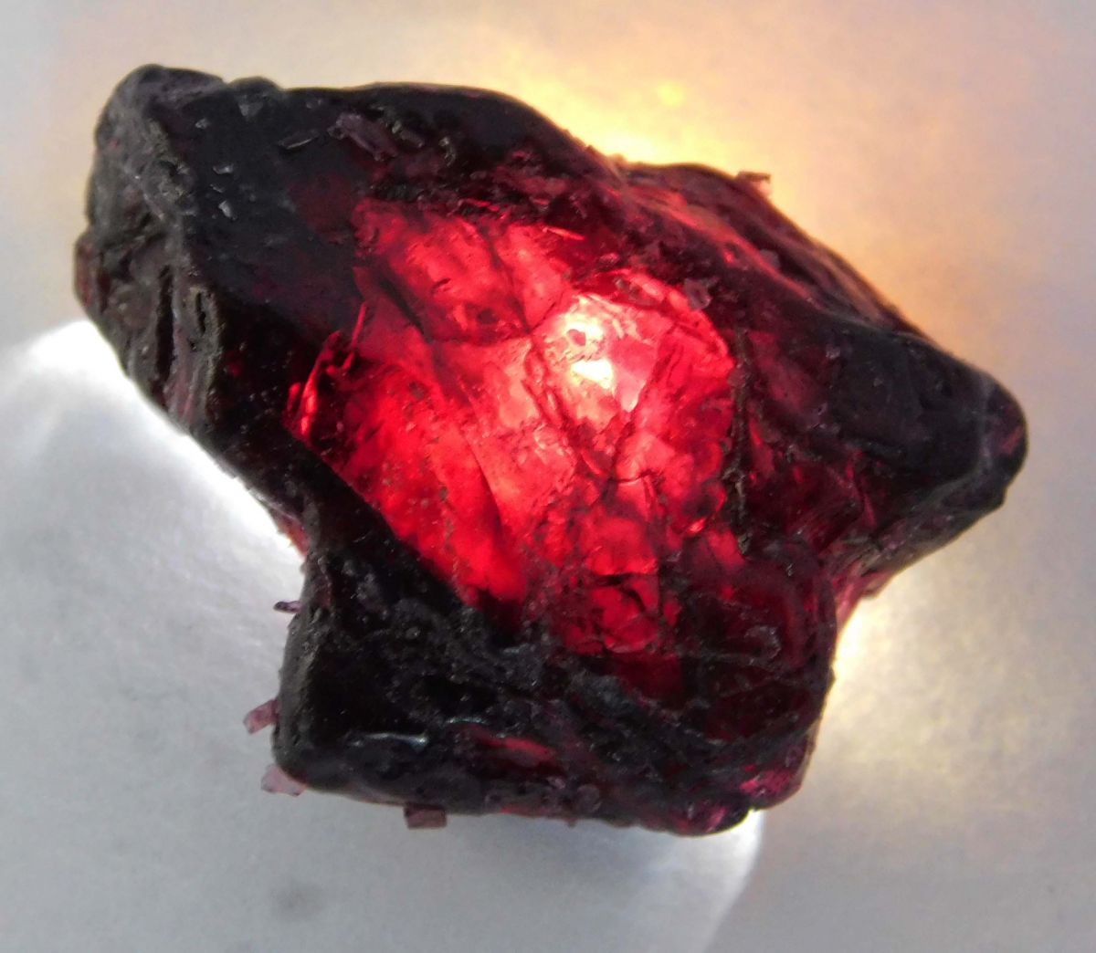 69 Ct Natural Red Ruby Earth Mined CERTIFIED Huge Rough Loose Gemstone