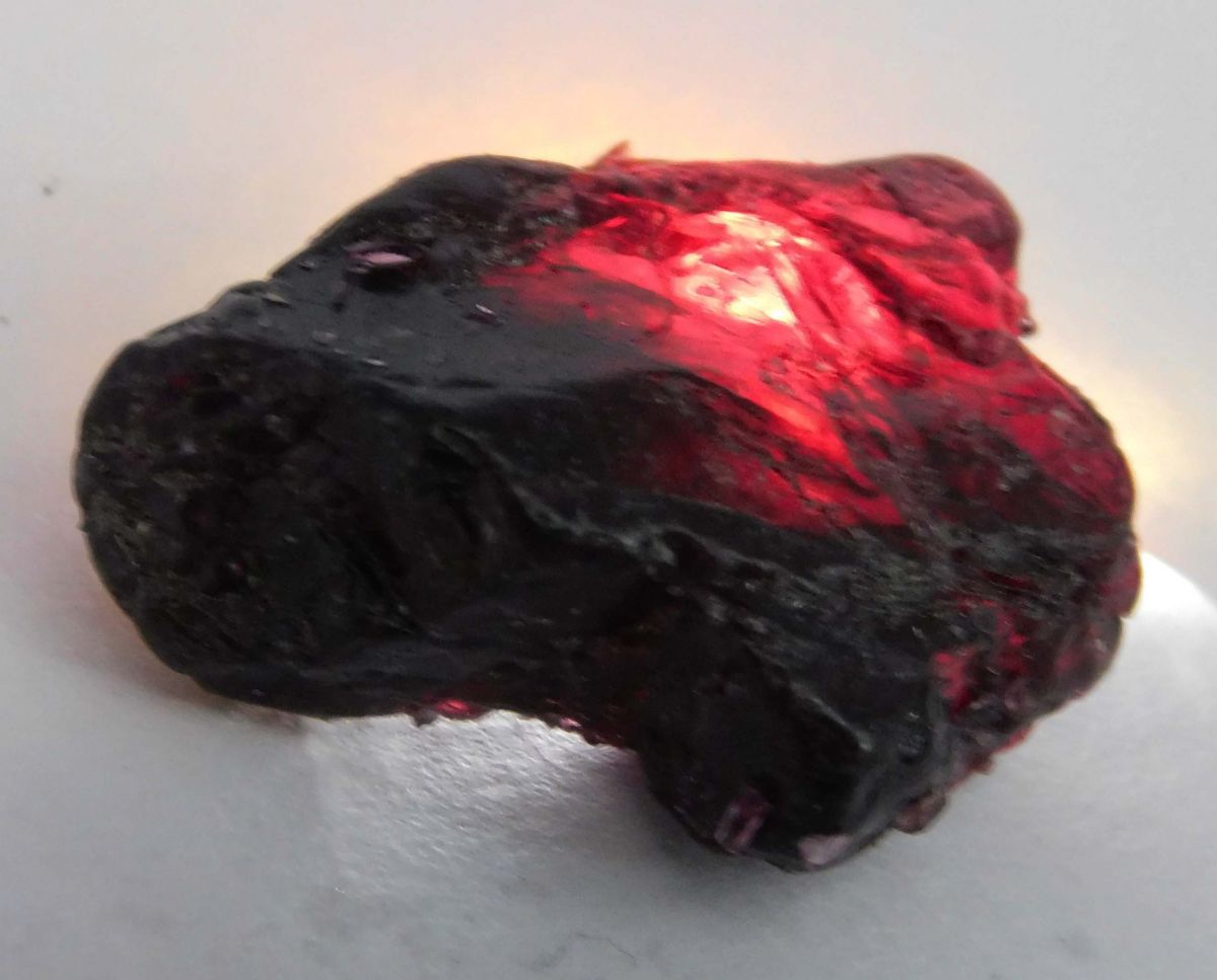 69 Ct Natural Red Ruby Earth Mined CERTIFIED Huge Rough Loose Gemstone