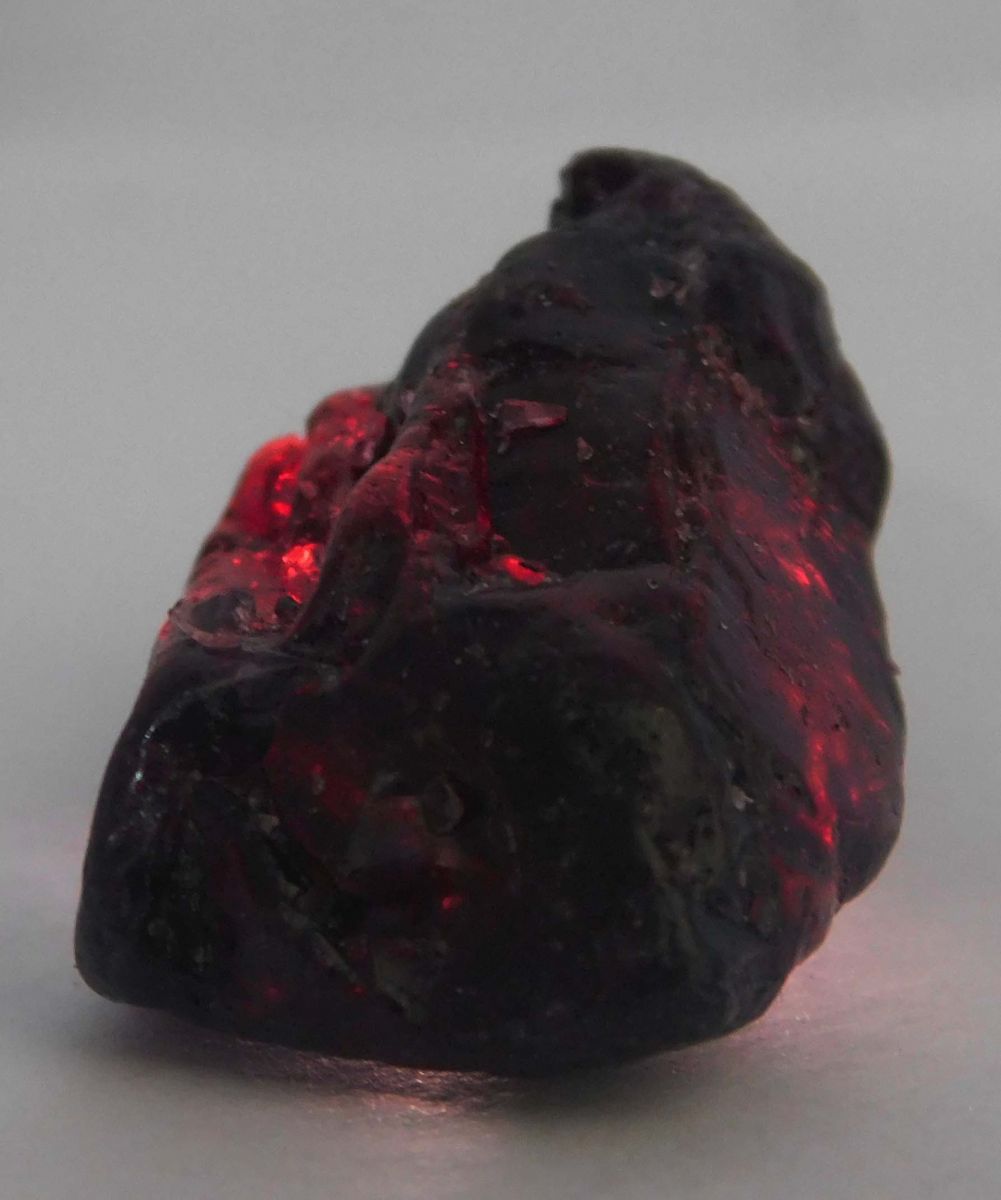 63 Carat Earth Mined Huge Raw Rough Natural Red Ruby Loose Gemstone CERTIFIED