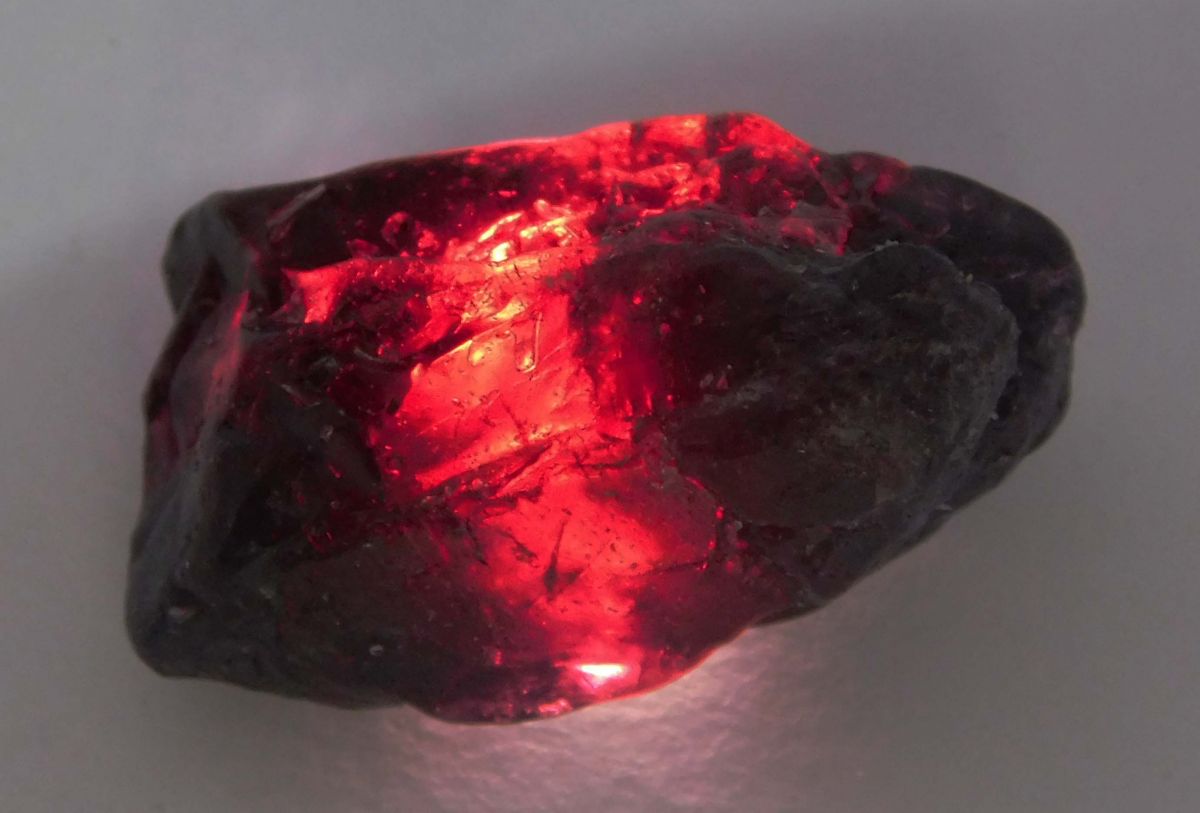 63 Carat Earth Mined Huge Raw Rough Natural Red Ruby Loose Gemstone CERTIFIED