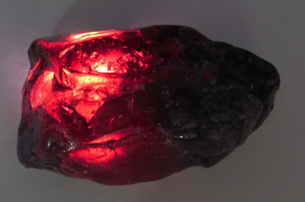 63 Carat Earth Mined Huge Raw Rough Natural Red Ruby Loose Gemstone CERTIFIED