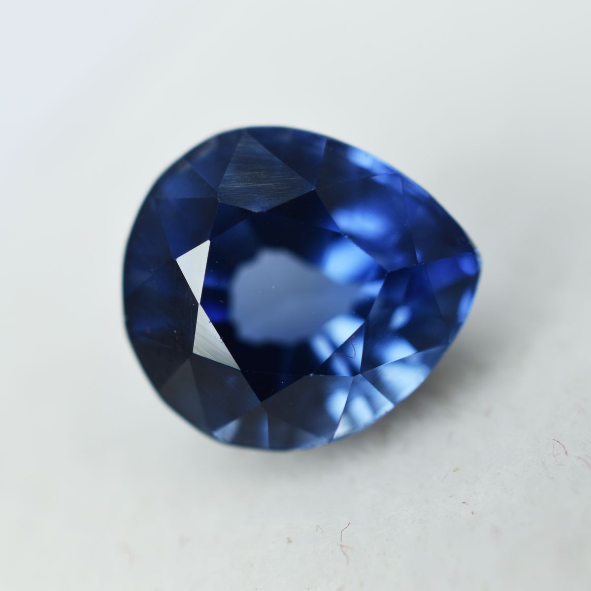 5.45 Ct CERTIFIED Pear Cut Loose Gemstone NATURAL Blue Tanzanite For Sale