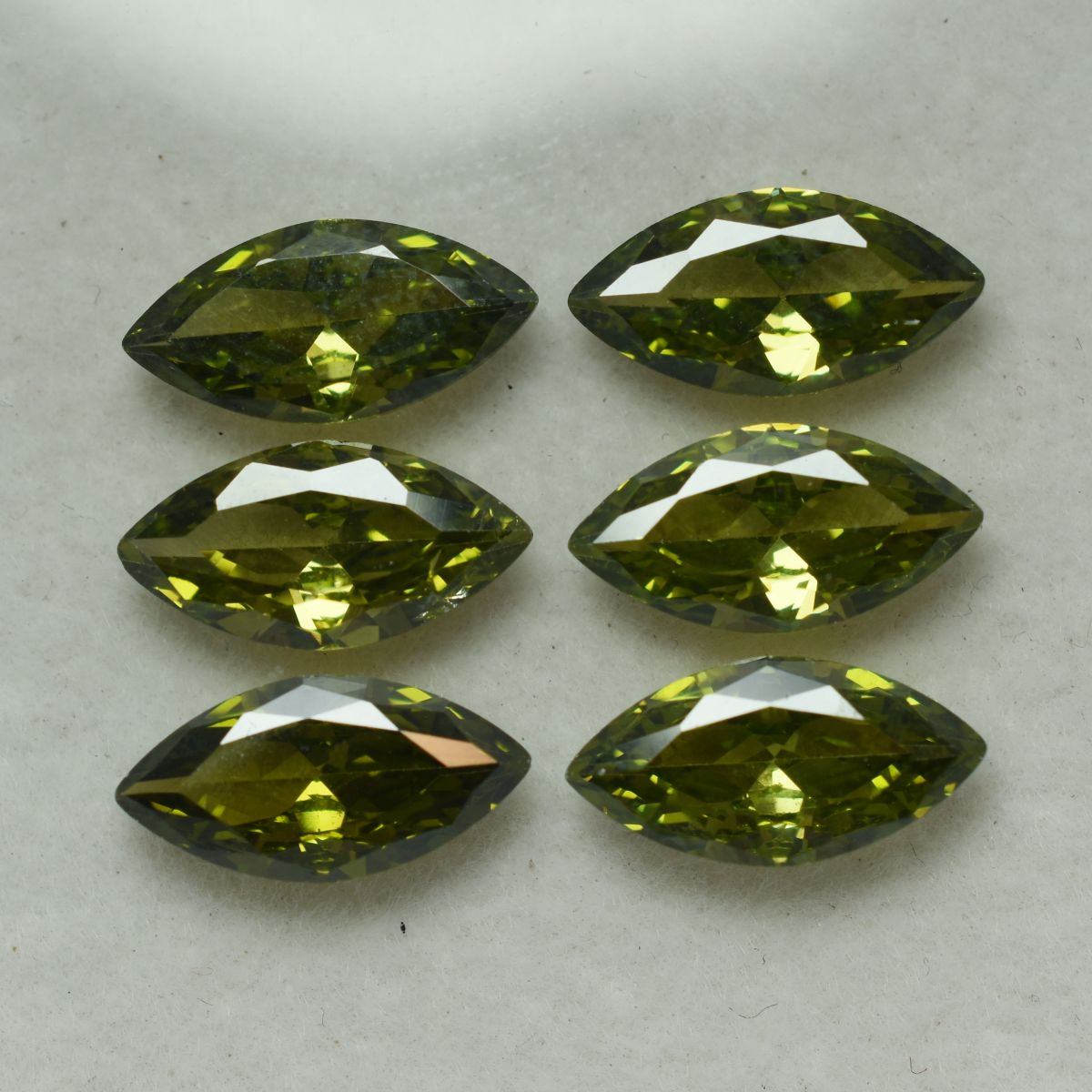 Marquise Cut Loose Gemstone 10x5 MM Lot 30 Pcs Natural Green Sapphire CERTIFIED