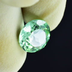 4.45 Ct Natural Bluish Green Sapphire Round Cut Loose Gemstone CERTIFIED