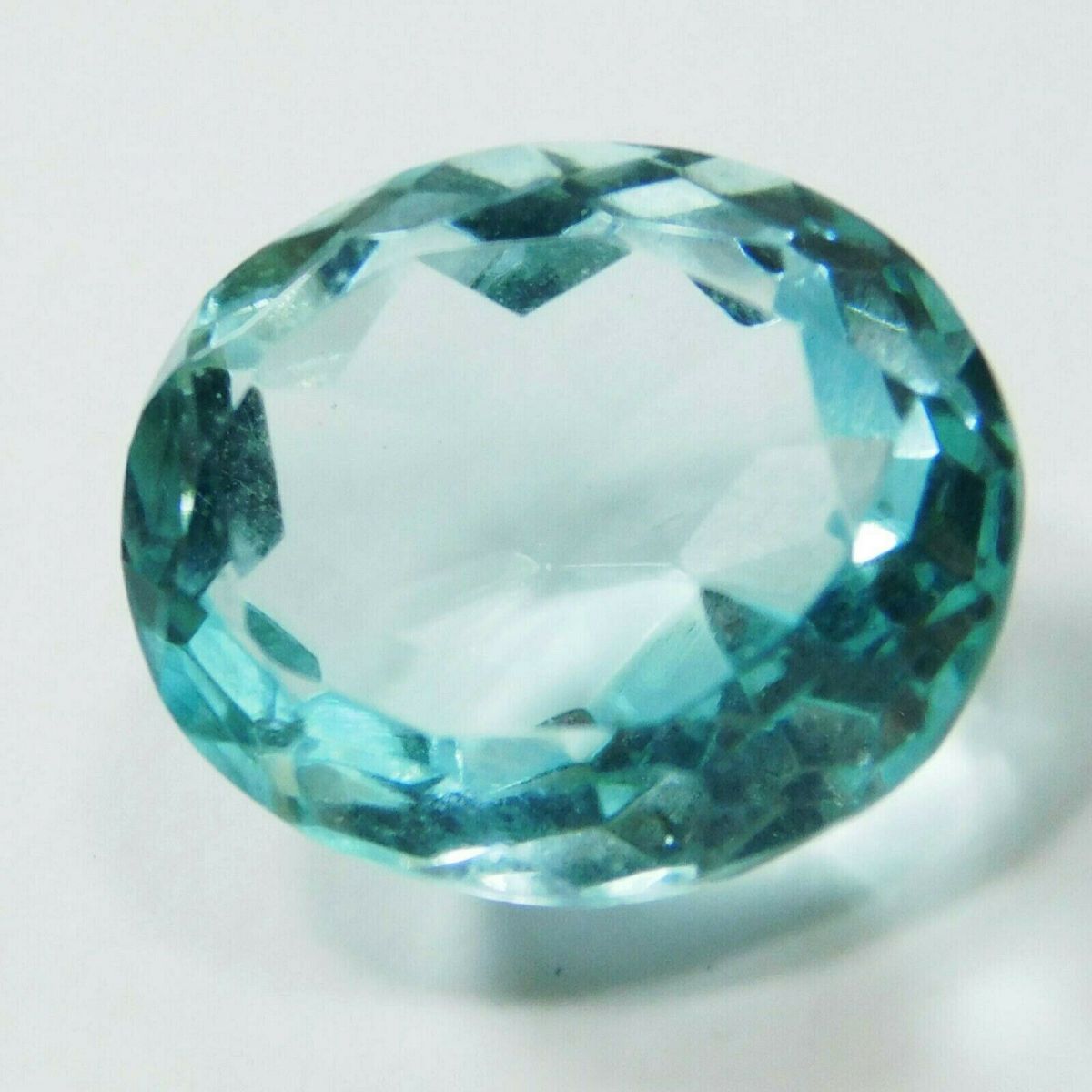 8.55 ct Natural Rare Aquamarine Blue Oval Certified Gemstone