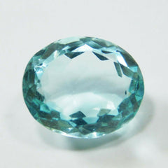 8.55 ct Natural Rare Aquamarine Blue Oval Certified Gemstone