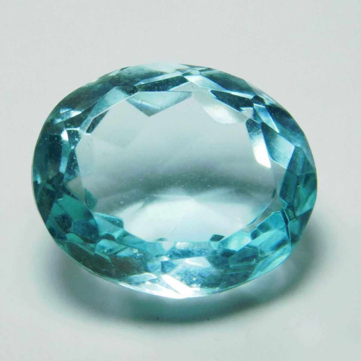 8.55 ct Natural Rare Aquamarine Blue Oval Certified Gemstone