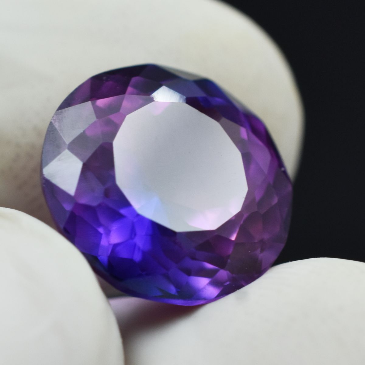 Round Cut Purple Tanzanite 10.45 Ct Natural CERTIFIED Loose Gemstone