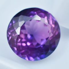 Round Cut Purple Tanzanite 10.45 Ct Natural CERTIFIED Loose Gemstone