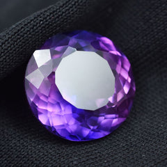 Round Cut Purple Tanzanite 10.45 Ct Natural CERTIFIED Loose Gemstone