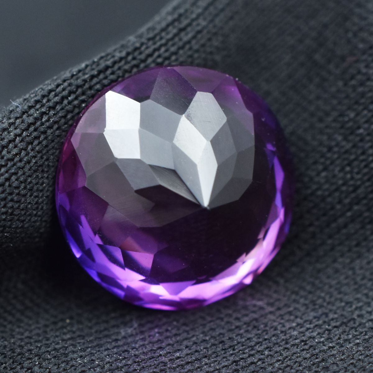 Round Cut Purple Tanzanite 10.45 Ct Natural CERTIFIED Loose Gemstone