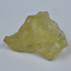 CERTIFIED Lemon Topaz 71.80 Ct Natural UNCUT ROUGH Huge Size Loose Gemstone