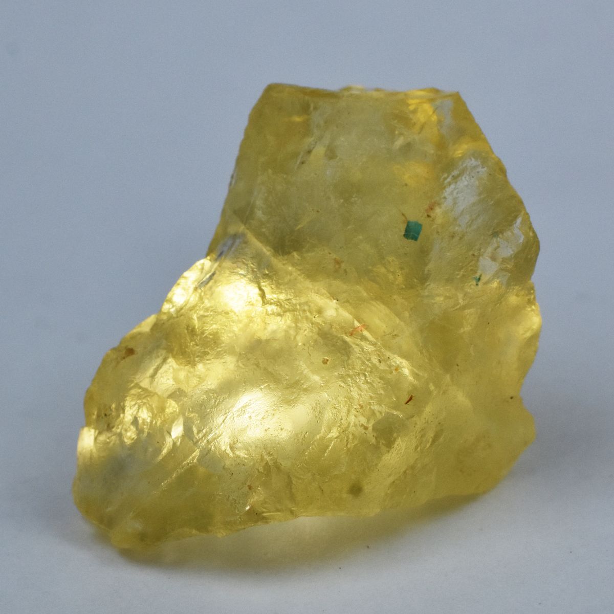 CERTIFIED Lemon Topaz 71.80 Ct Natural UNCUT ROUGH Huge Size Loose Gemstone