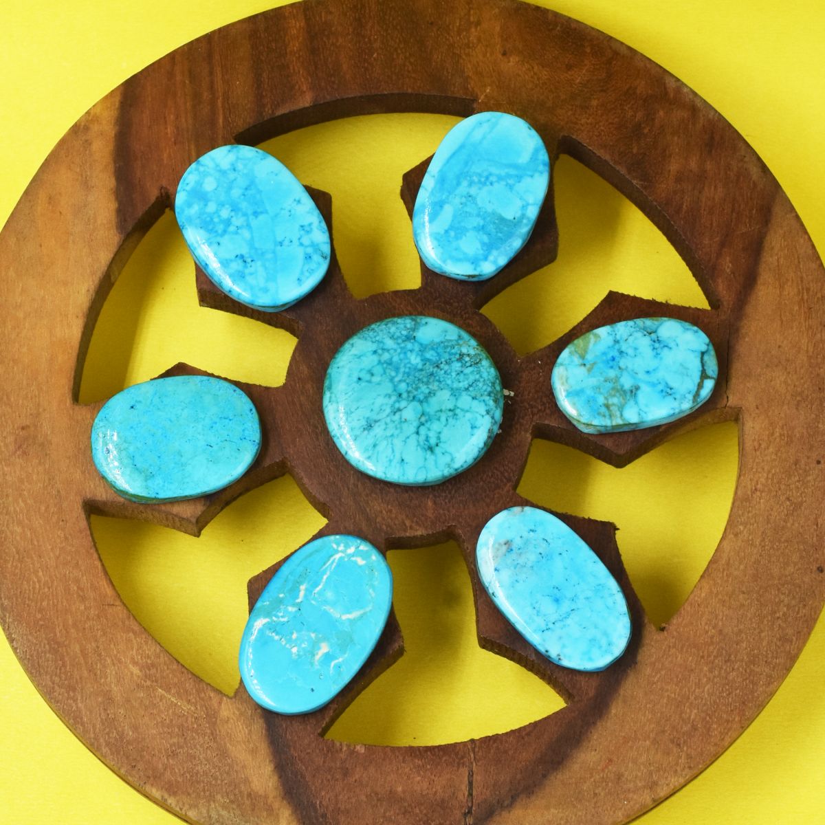 CERTIFIED 306.45 Ct Blue Oval Turquoise Slab Crystal Natural Loose Gemstone Lot