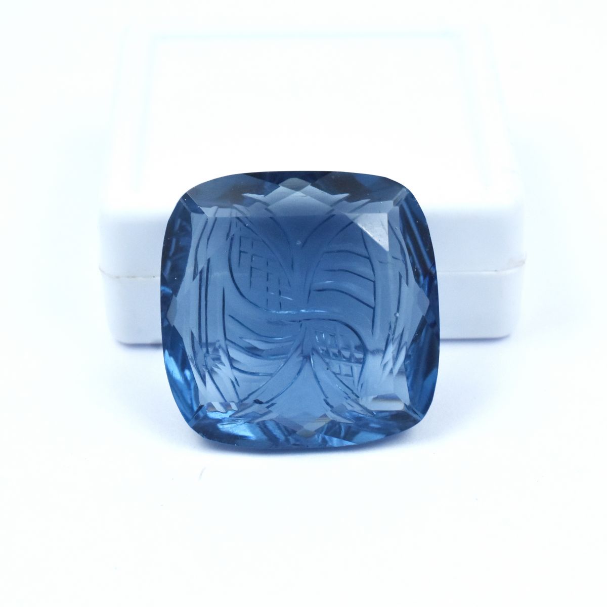 51.15 Carat Emerald Cut Blue Topaz Natural CERTIFIED Loose Gemstone