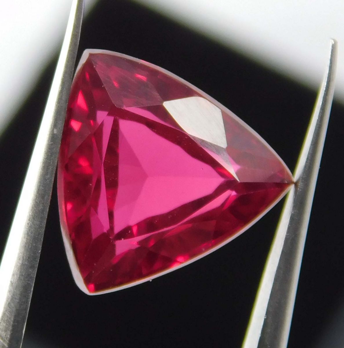 CERTIFIED 8.32 Ct Natural Red Ruby Trillion Shape Ring Size Loose Gemstone