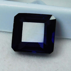 10.35 Ct Stunning Natural Purple Tanzanite Square Cut CERTIFIED Loose Gemstone