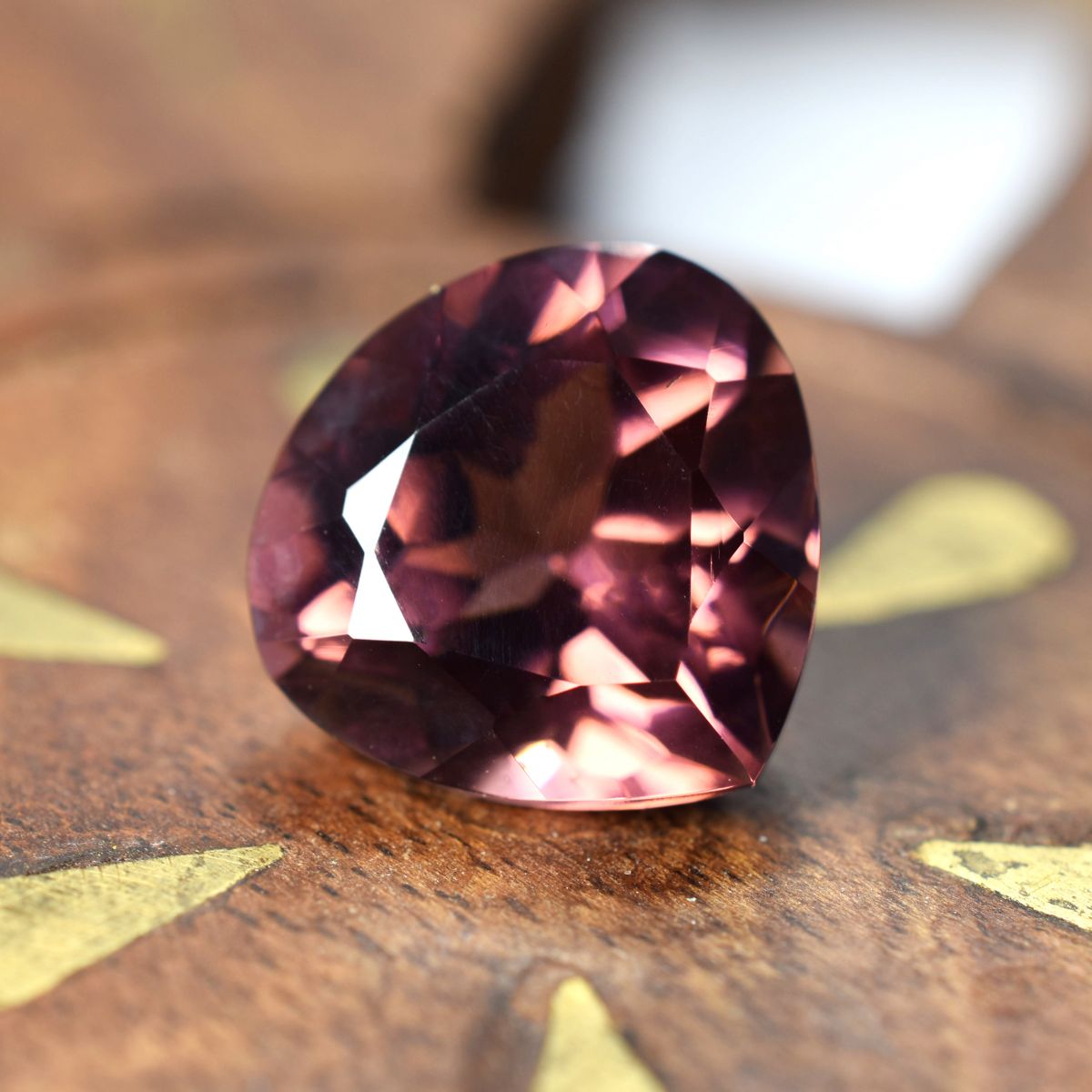 10.80 Ct Natural Loose Gemstone Padparadscha Sapphire Pear Cut CERTIFIED