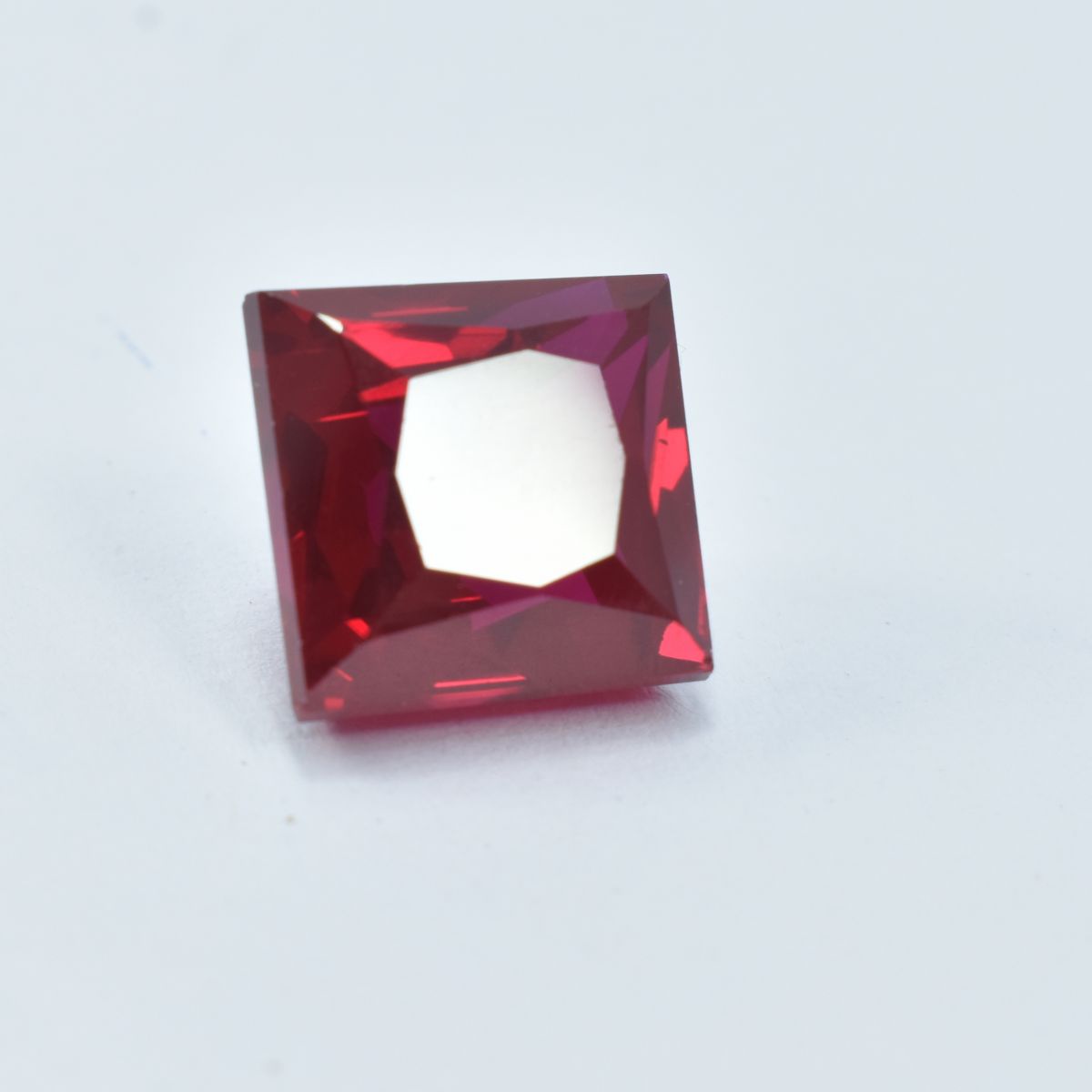 17.30 Carat Natural Authentic Red Ruby CERTIFIED Loose Gemstone Best Square Cut.