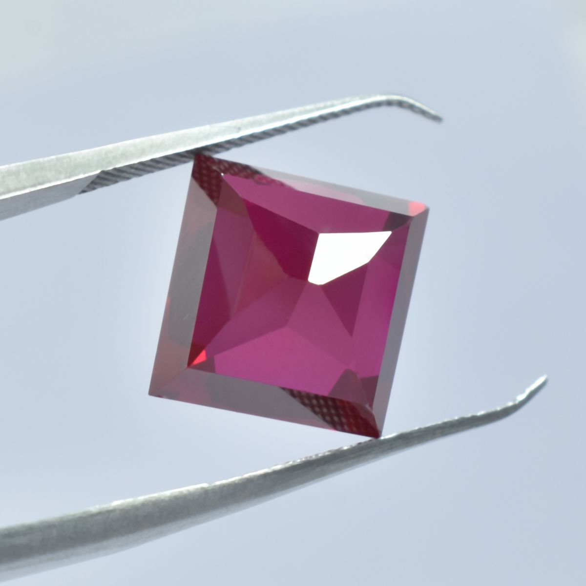 17.30 Carat Natural Authentic Red Ruby CERTIFIED Loose Gemstone Best Square Cut.