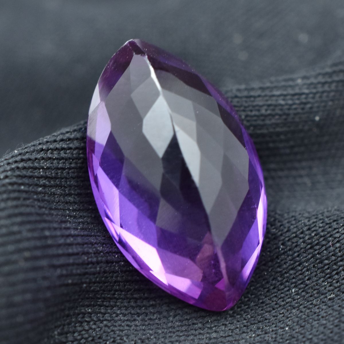 Purple 11.75 Ct Natural Tanzanite Marquise Cut Loose CERTIFIED Gemstone