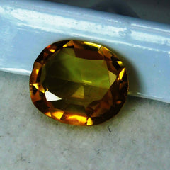 Natural Flawless CEYLON Yellow SAPPHIRE 4.00 Ct CERTIFIED Oval Cut Gemstone