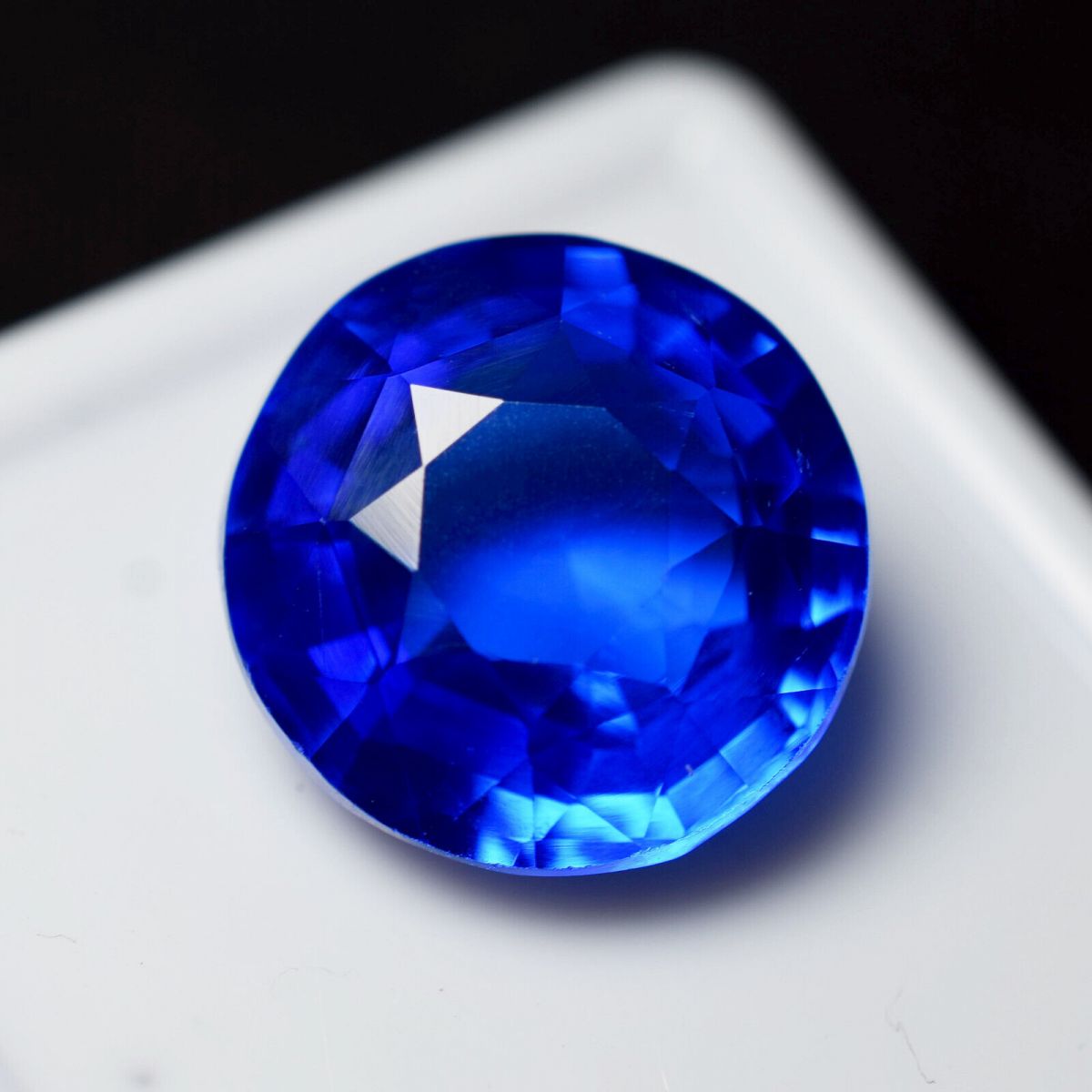 9.30 Ct Natural Blue Tanzanite CERTIFIED Round Cut Loose Gemstone