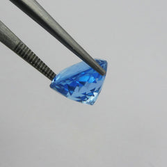 6.80 Ct Natural Round Shape Ceylon Blue Sapphire Loose Gemstone CERTIFIED